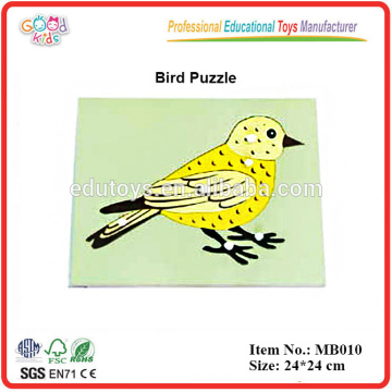 Montessori Materialien, Montessori Tier Puzzle-Vogel